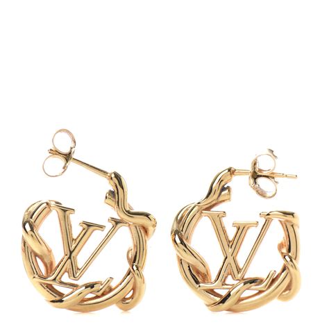 louis vuitton hoop earrings dupe|louis vuitton garden hoop earrings.